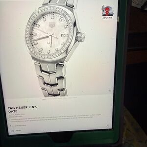 TAG HEUER DIAMOND LINK LADIES WATCH WBC1316 BA0600
